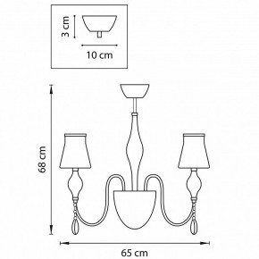 Люстра на штанге Lightstar Escica 806050 в Златоусте - zlatoust.mebel24.online | фото 6