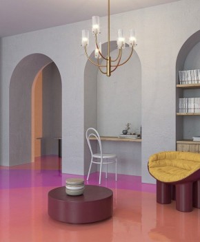 Люстра на штанге Maytoni Arco MOD223PL-06BS в Златоусте - zlatoust.mebel24.online | фото 5
