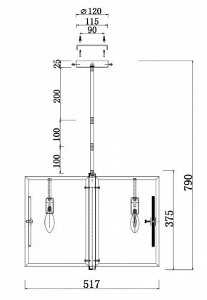 Люстра на штанге Maytoni Marmo MOD099PL-06G в Златоусте - zlatoust.mebel24.online | фото 4