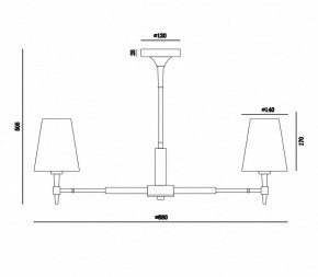 Люстра на штанге Maytoni Zaragoza H001CL-07BS в Златоусте - zlatoust.mebel24.online | фото 4