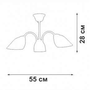 Люстра на штанге Vitaluce V3336 V3336-0/3PL в Златоусте - zlatoust.mebel24.online | фото 3