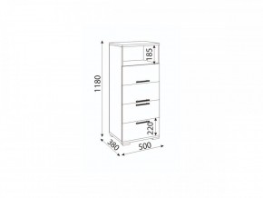 Мармарис (гостиная) М10 Комод малый в Златоусте - zlatoust.mebel24.online | фото 2