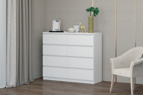 МС "Хилтон" Комод №3 1200 (8 ящ.) белый текстурный в Златоусте - zlatoust.mebel24.online | фото