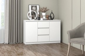 МС "Хилтон" Комод №4 1200 (белый текстурный) в Златоусте - zlatoust.mebel24.online | фото