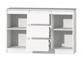 МС "Хилтон" Комод №4 1200 (белый текстурный) в Златоусте - zlatoust.mebel24.online | фото 3