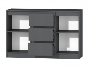 МС "Хилтон" Комод №4 1200 (графит) в Златоусте - zlatoust.mebel24.online | фото 3