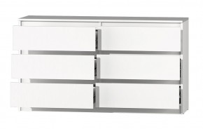 МС "Хилтон" Комод №5 1400 (6 ящ.) белый текстурный в Златоусте - zlatoust.mebel24.online | фото 3