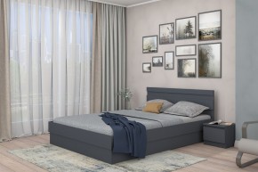 МС "Хилтон" Кровать 1,6 (графит) в Златоусте - zlatoust.mebel24.online | фото