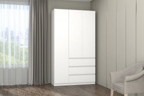 МС "Хилтон" Шкаф №2 1200 (Белый текстурный) в Златоусте - zlatoust.mebel24.online | фото