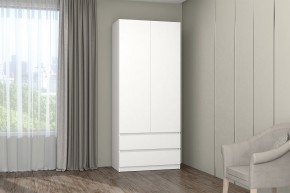 МС "Хилтон" Шкаф №3 900 (Белый текстурный) в Златоусте - zlatoust.mebel24.online | фото