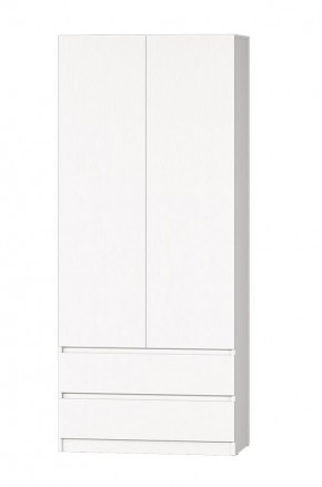 МС "Хилтон" Шкаф №3 900 (Белый текстурный) в Златоусте - zlatoust.mebel24.online | фото 2