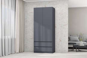 МС "Хилтон" Шкаф №3 900 (Графит) в Златоусте - zlatoust.mebel24.online | фото