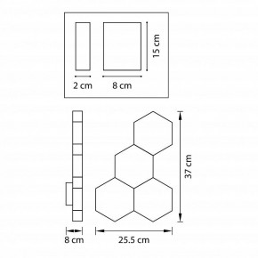Накладной светильник Lightstar Favo 750641 в Златоусте - zlatoust.mebel24.online | фото 2