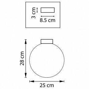 Накладной светильник Lightstar Globo 812033 в Златоусте - zlatoust.mebel24.online | фото 3