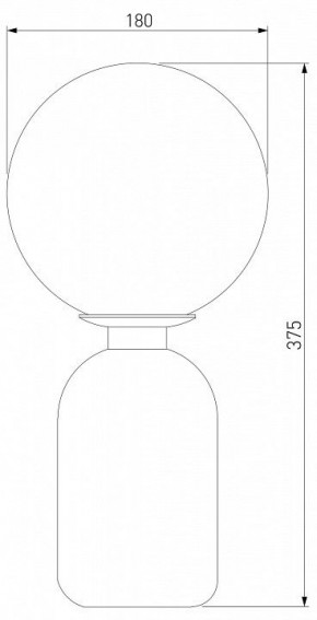 Настольная лампа декоративная Eurosvet Bubble 01197/1 белый в Златоусте - zlatoust.mebel24.online | фото 2