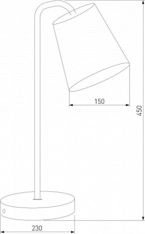 Настольная лампа декоративная Eurosvet Montero 01134/1 черный в Златоусте - zlatoust.mebel24.online | фото 4