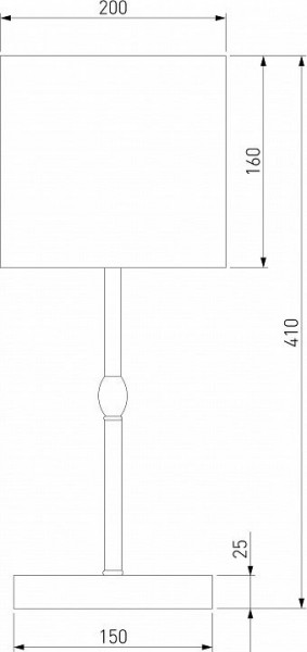 Настольная лампа декоративная Eurosvet Notturno 01162/1 черный в Златоусте - zlatoust.mebel24.online | фото 4
