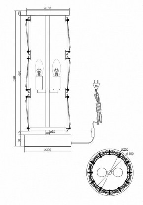 Настольная лампа декоративная Maytoni Puntes MOD043TL-02CH в Златоусте - zlatoust.mebel24.online | фото 4