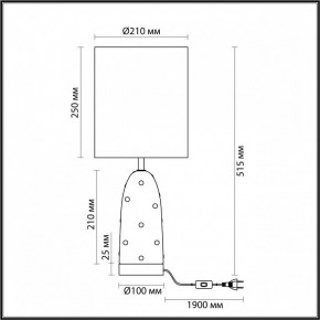 Настольная лампа декоративная Odeon Light Pollen 5424/1T в Златоусте - zlatoust.mebel24.online | фото 5