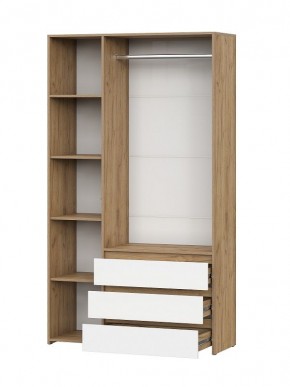 НЕКСТ 1 Спальный гарнитур (модульный) Дуб Золотой/Белый в Златоусте - zlatoust.mebel24.online | фото 13