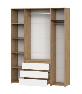 НЕКСТ 1 Спальный гарнитур (модульный) Дуб Золотой/Белый в Златоусте - zlatoust.mebel24.online | фото 15