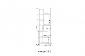 НИКОЛЬ 21.2 Стеллаж в Златоусте - zlatoust.mebel24.online | фото 2