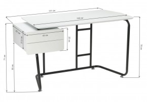 Офисная мебель Desk white / black в Златоусте - zlatoust.mebel24.online | фото 2