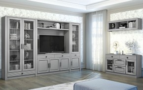 ОРЛЕАН Гостиная (модульная) серый в Златоусте - zlatoust.mebel24.online | фото 1