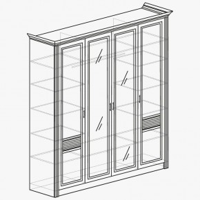 ОРЛЕАН Спальный гарнитур (модульный) ясень белый в Златоусте - zlatoust.mebel24.online | фото 5