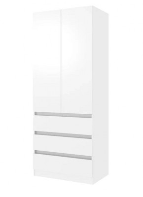 ПАРУС Шкаф 2-х ств. 800 (белый) в Златоусте - zlatoust.mebel24.online | фото