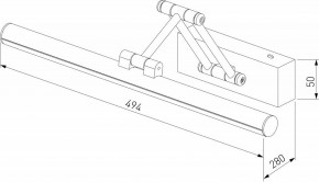 Подсветка для картины Elektrostandard Monza a064138 в Златоусте - zlatoust.mebel24.online | фото 4