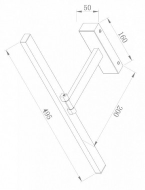 Подсветка для зеркала Maytoni Bris MIR008WL-L12W4K в Златоусте - zlatoust.mebel24.online | фото 4