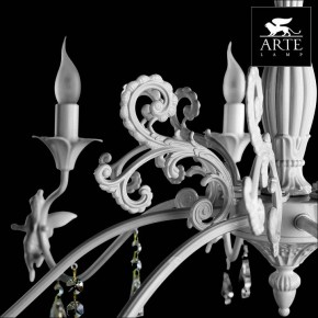 Подвесная люстра Arte Lamp Angelina A5349LM-8WH в Златоусте - zlatoust.mebel24.online | фото 6