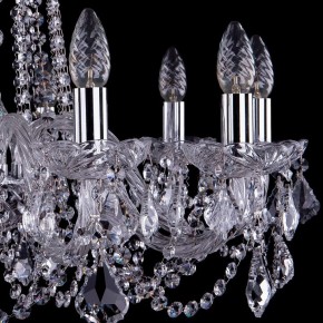 Подвесная люстра Bohemia Ivele Crystal 1402 1402/10/240/Ni/Leafs в Златоусте - zlatoust.mebel24.online | фото 2