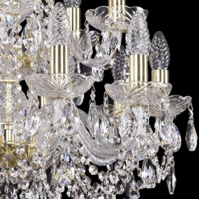 Подвесная люстра Bohemia Ivele Crystal 1402 1402/10+5/195/2d/G в Златоусте - zlatoust.mebel24.online | фото 2