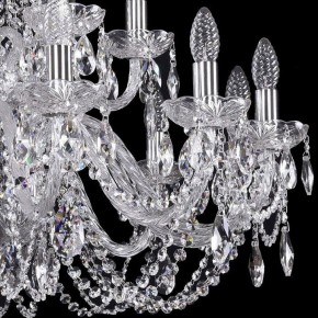 Подвесная люстра Bohemia Ivele Crystal 1402 1402/12+6/300/2d/Ni в Златоусте - zlatoust.mebel24.online | фото 2