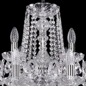 Подвесная люстра Bohemia Ivele Crystal 1402 1402/12+6/300/2d/Ni в Златоусте - zlatoust.mebel24.online | фото 4
