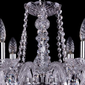 Подвесная люстра Bohemia Ivele Crystal 1402 1402/6/195/Ni в Златоусте - zlatoust.mebel24.online | фото 5