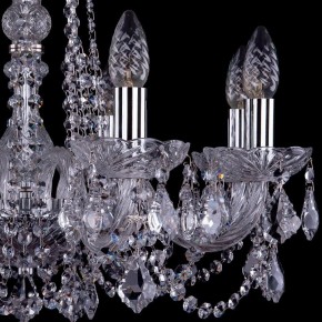 Подвесная люстра Bohemia Ivele Crystal 1402 1402/8/195/Ni/Leafs в Златоусте - zlatoust.mebel24.online | фото 2