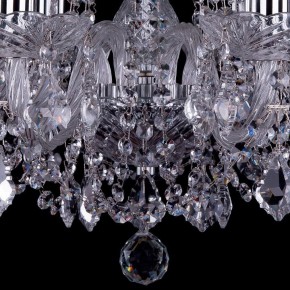 Подвесная люстра Bohemia Ivele Crystal 1402 1402/8/195/Ni/Leafs в Златоусте - zlatoust.mebel24.online | фото 3