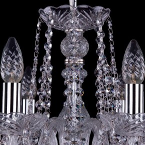 Подвесная люстра Bohemia Ivele Crystal 1402 1402/8/195/Ni/Leafs в Златоусте - zlatoust.mebel24.online | фото 4