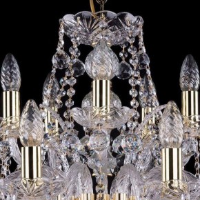 Подвесная люстра Bohemia Ivele Crystal 1411 1411/10+5/240/G/Balls в Златоусте - zlatoust.mebel24.online | фото 4