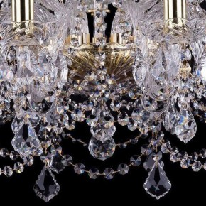 Подвесная люстра Bohemia Ivele Crystal 1411 1411/10+5/240/G/Leafs в Златоусте - zlatoust.mebel24.online | фото 3