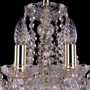 Подвесная люстра Bohemia Ivele Crystal 1413 1413/10/165/G/Leafs в Златоусте - zlatoust.mebel24.online | фото 4