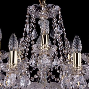 Подвесная люстра Bohemia Ivele Crystal 1413 1413/10+5/300/G/Leafs в Златоусте - zlatoust.mebel24.online | фото 4