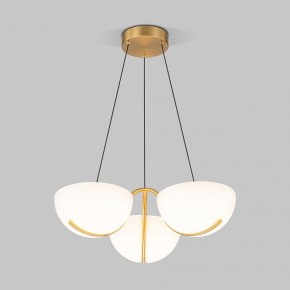 Подвесная люстра Eurosvet Emisfero 50083/3 LED золото в Златоусте - zlatoust.mebel24.online | фото 2