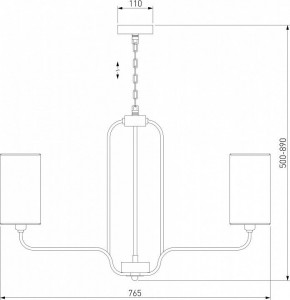Подвесная люстра Eurosvet Purezza 60128/6 хром в Златоусте - zlatoust.mebel24.online | фото 4