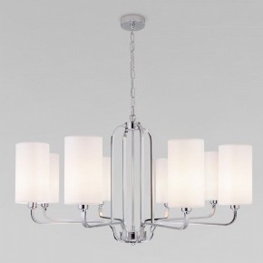 Подвесная люстра Eurosvet Purezza 60128/8 хром в Златоусте - zlatoust.mebel24.online | фото 2
