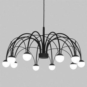 Подвесная люстра Eurosvet Ragno 90034/10 LED черный в Златоусте - zlatoust.mebel24.online | фото
