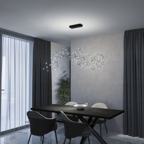 Подвесная люстра Eurosvet Uma 90168/14 черный жемчуг в Златоусте - zlatoust.mebel24.online | фото 3